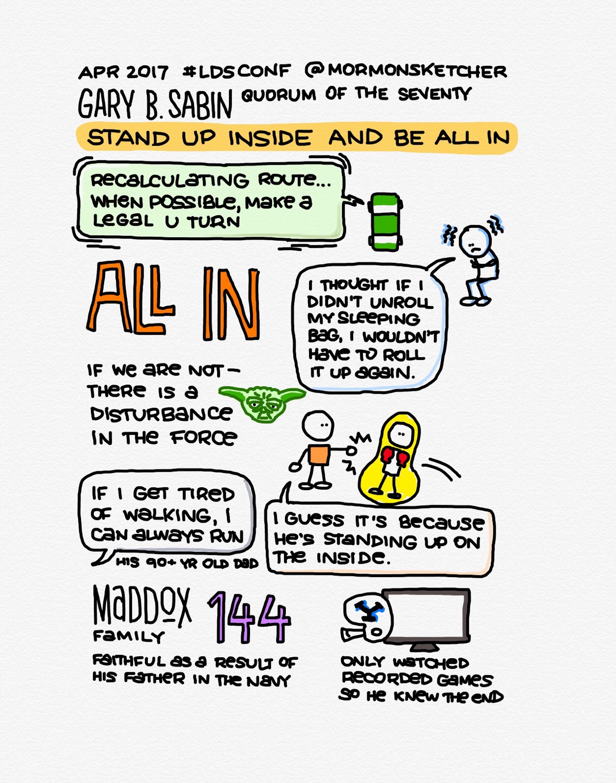 Gary B Sabin Conference Sketchnotes